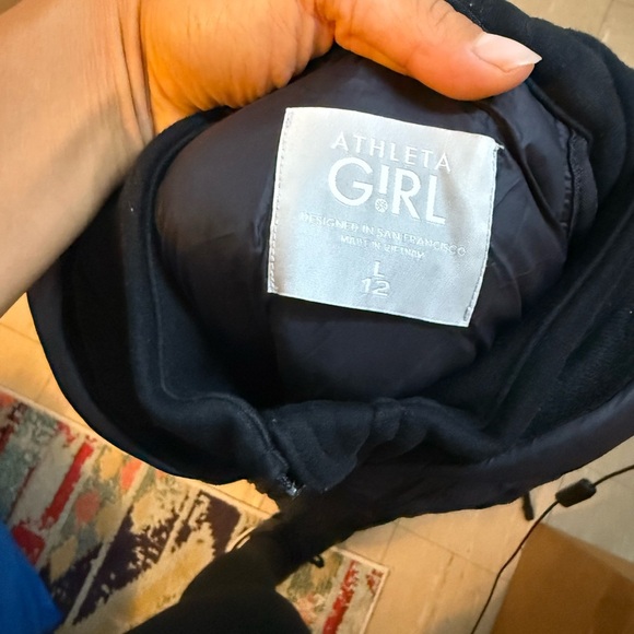Athleta Girl Black Puffer Active Jacket - Picture 3 of 6